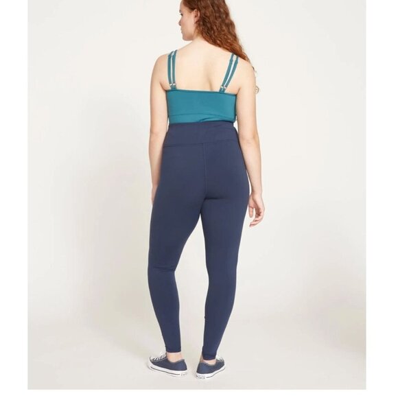 Outdoor Voices Super High-waist Navy Blue Core Leggings Sz US 10/12 - Picture 6 of 9